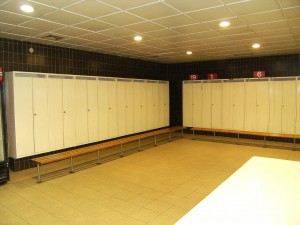 locker room